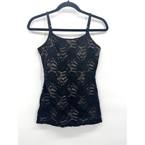 Express Best Loved Bra Cami Womens Medium Lace Indie Boho Whimsigoth Layers